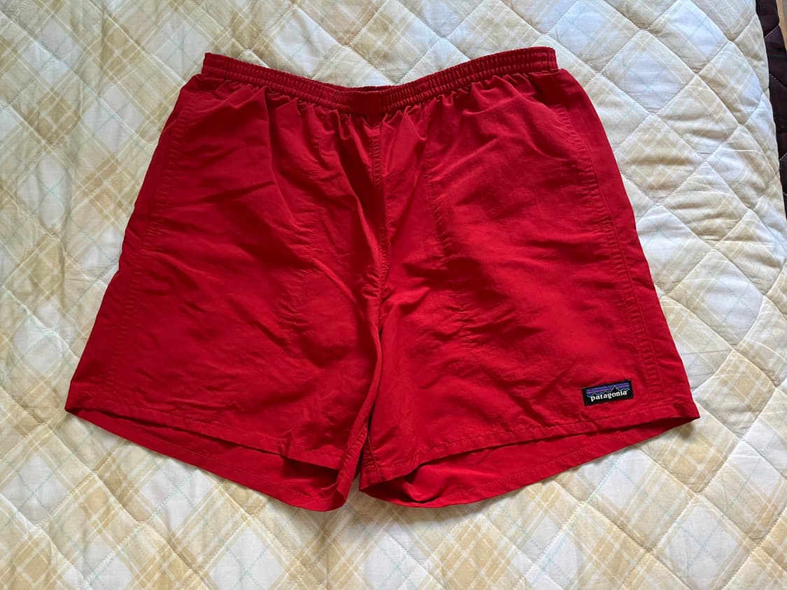 파타고니아 배기스 5인치 레드 M 상품이미지1