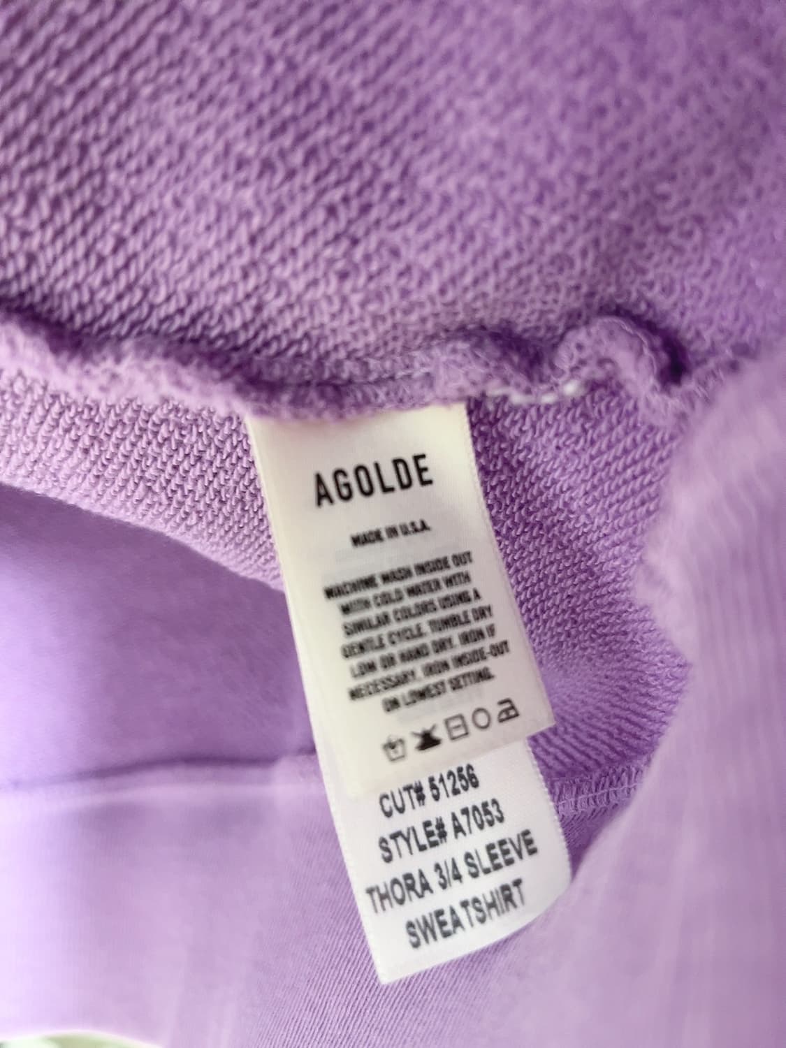 에이골디 벌룬 슬리브 스웻셔츠 상품이미지9