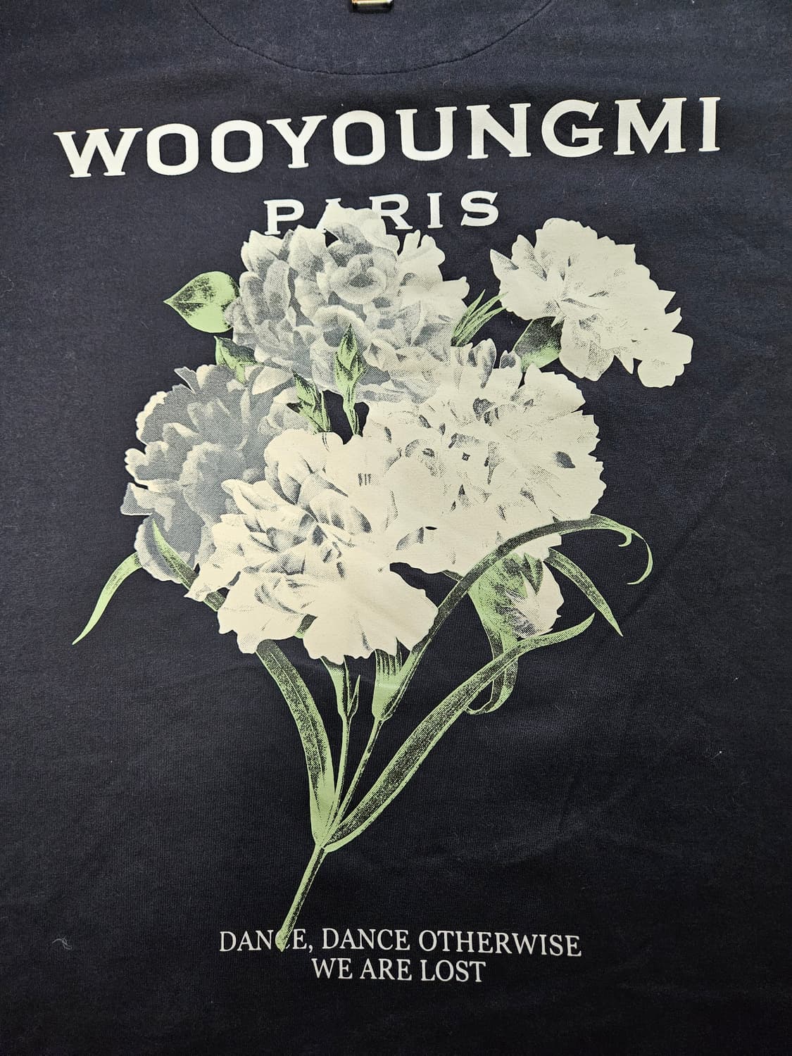 우영미 플라워 프린팅 반팔티 상품이미지2