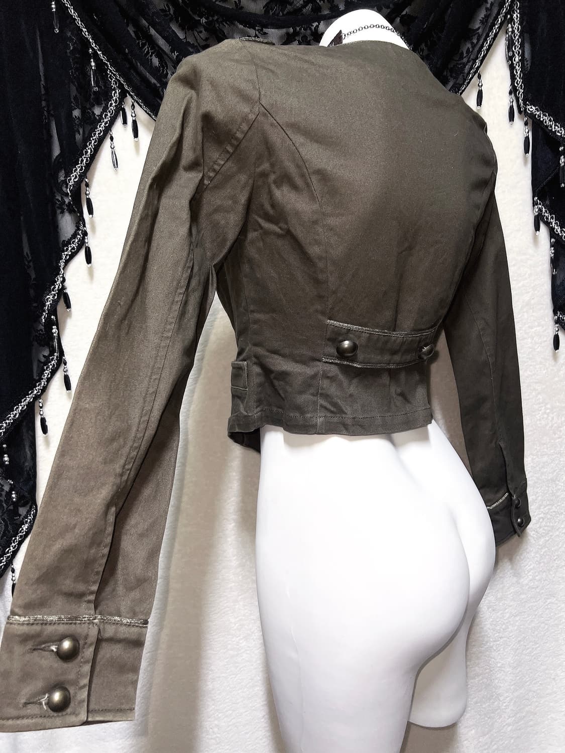 세실맥비 견장 나폴레옹 자켓 밀리터리 y2k 와투케 펑크 대장 갸루 핀터 상품이미지8