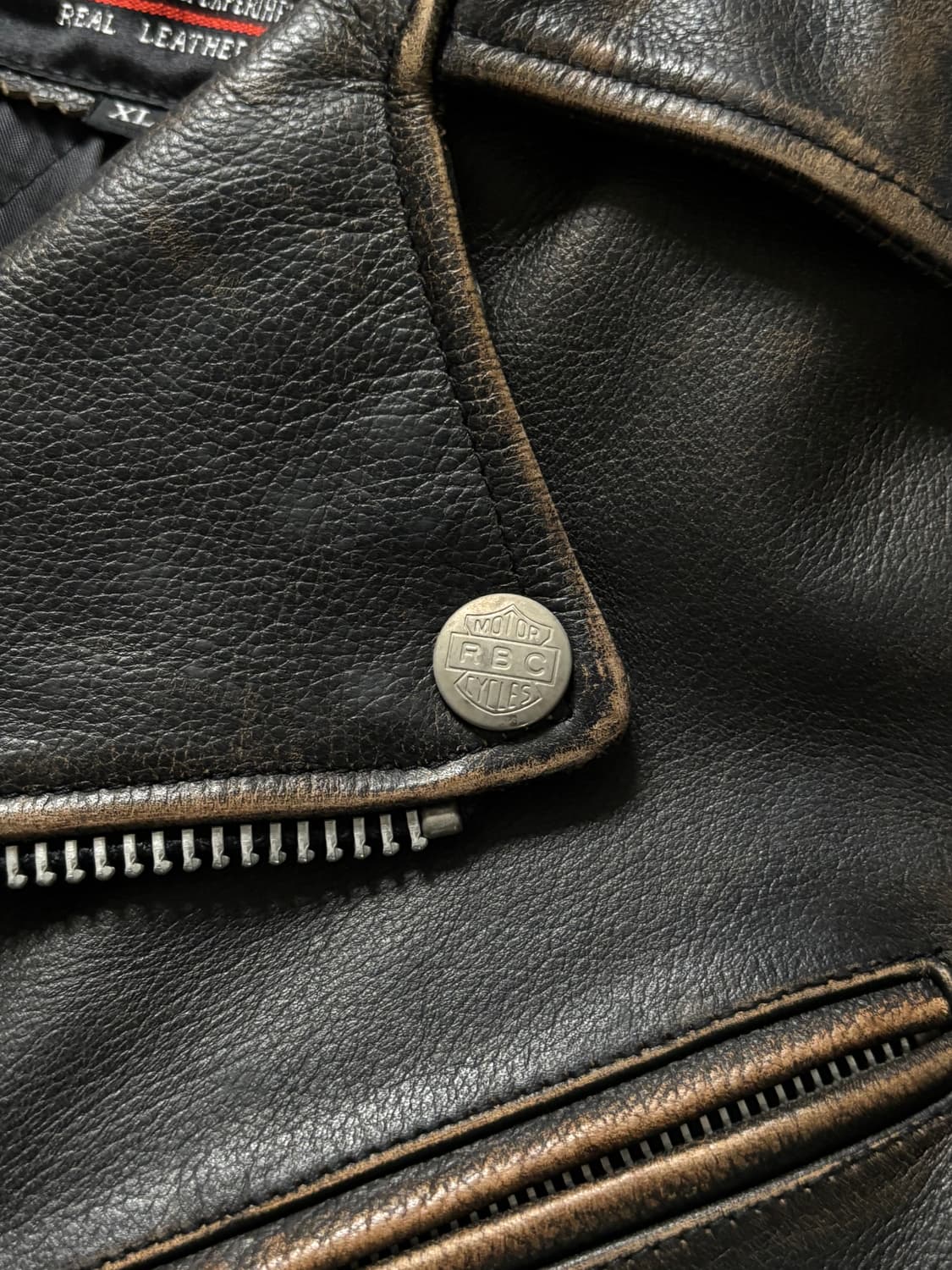 R.B.C 리얼 레더 더블 라이더 자켓  상품이미지5