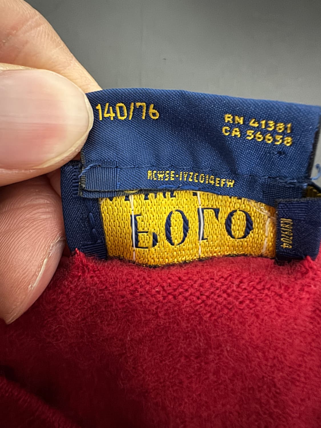 폴로 랄프로렌 키즈 RL 로고 양모 가디건 140 상품이미지4