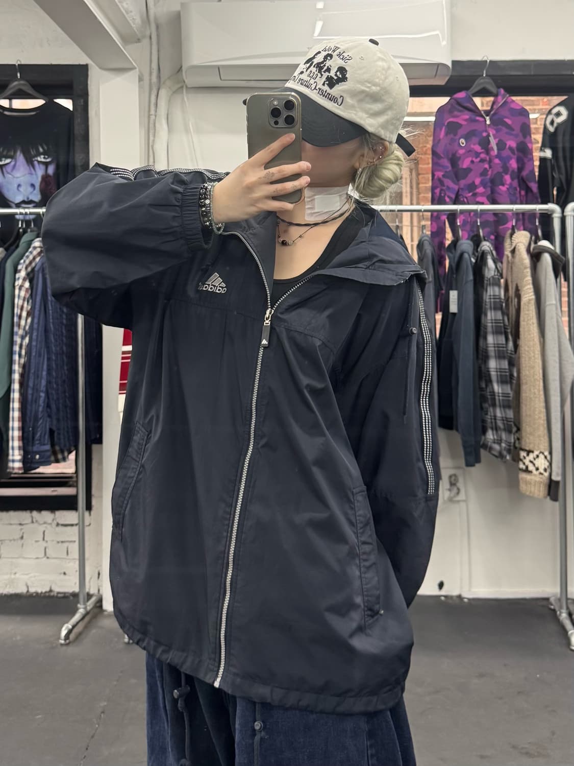 아디다스 올드스쿨 바람막이 상품이미지2