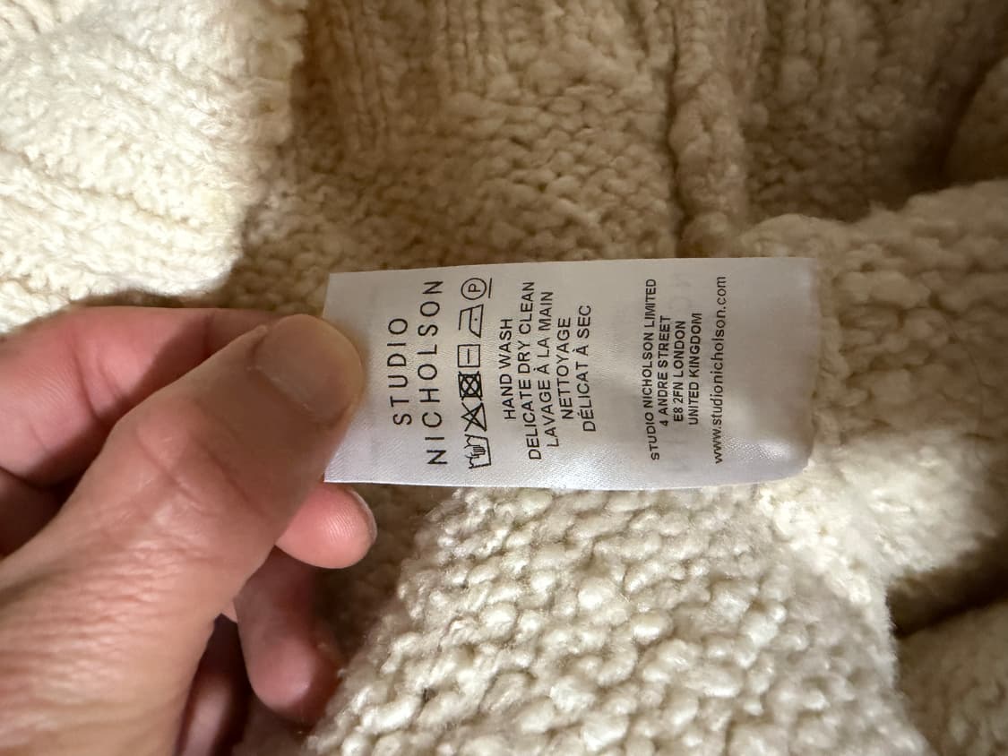 [m] 스튜디오니콜슨 니트 베이지 상품이미지4