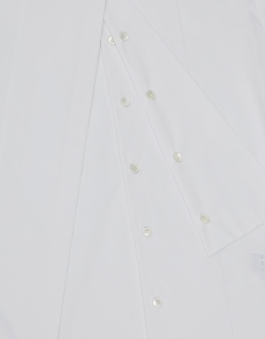 렉토 Buttoned placket blouse white  상품이미지3