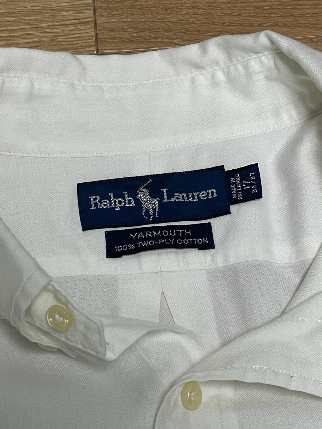 폴로 랄프 로렌 셔츠 화이트 상품이미지4