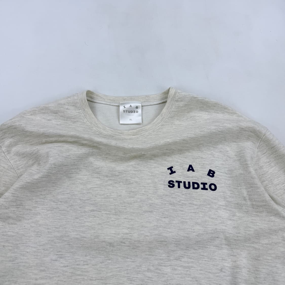 아이앱 스튜디오 롱슬리브 라이트 그레이 XL 상품이미지3