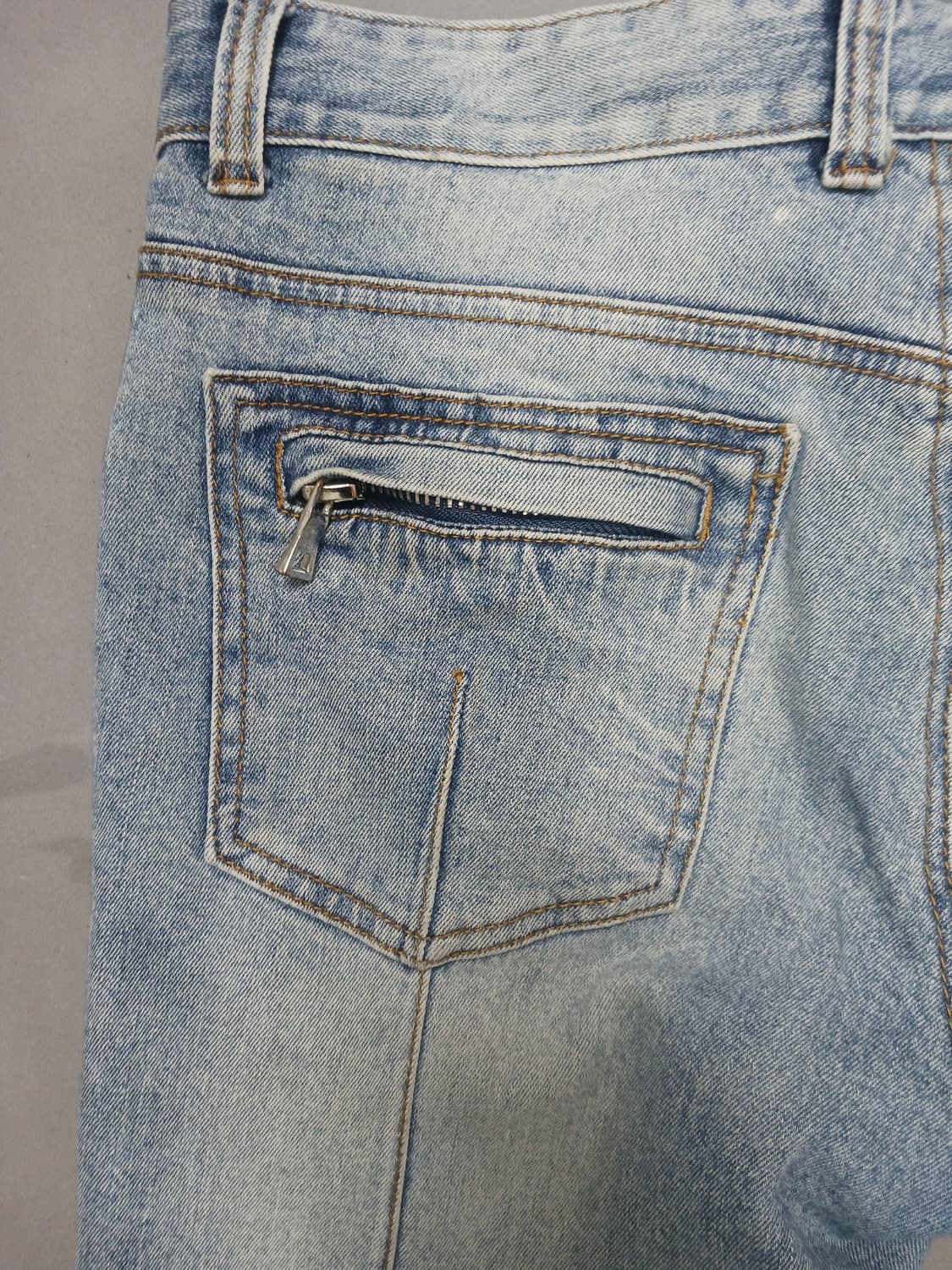 [32] 발망 사이드포켓 바이커진 청바지 상품이미지8