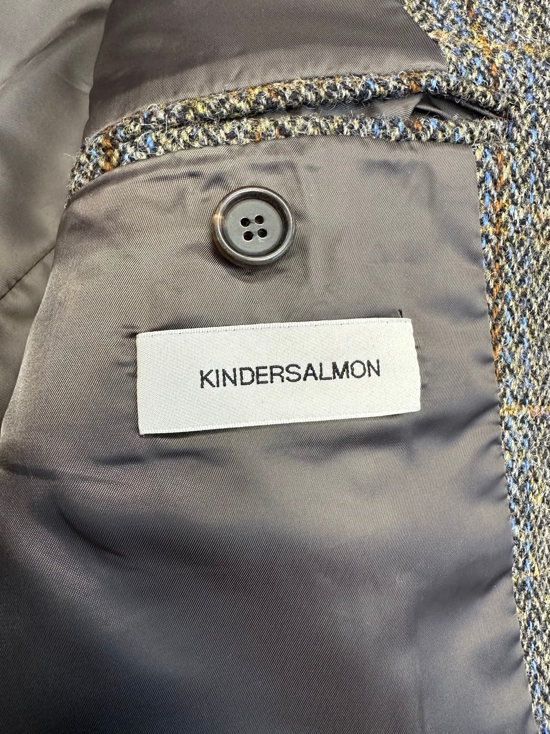 킨더살몬 해리스트위드 트위드 자켓 M 상품이미지4