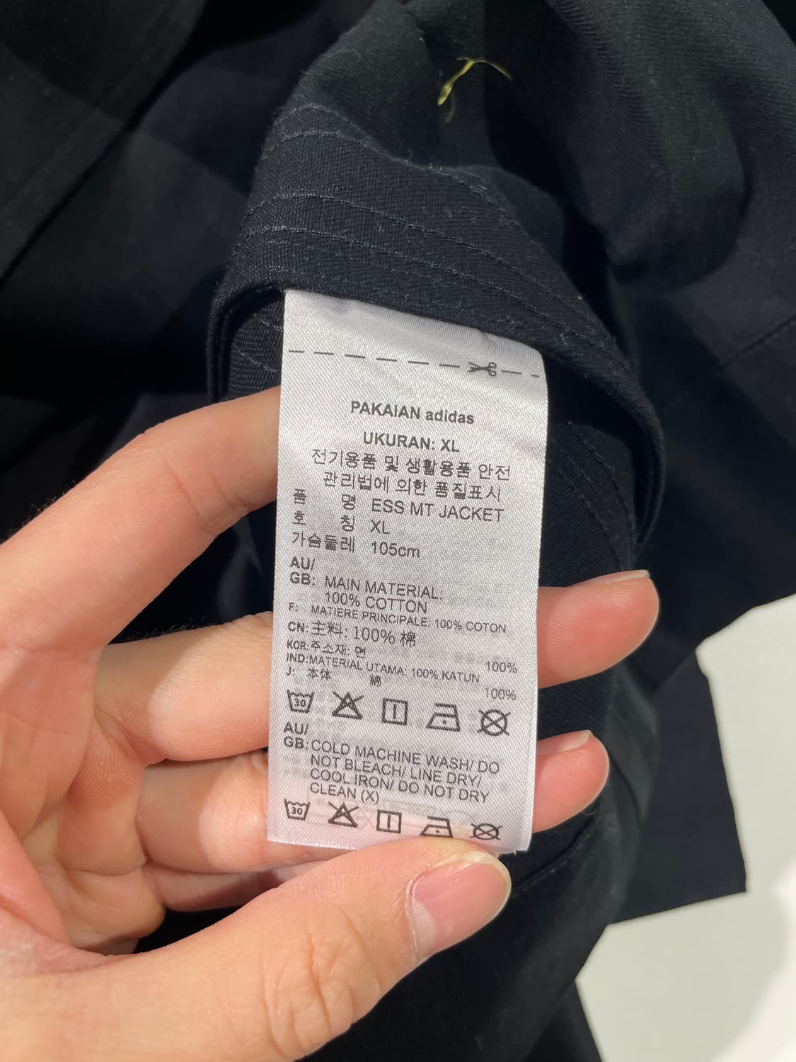 아디다스 블랙 파이어버드 ess mt 코트 상품이미지8