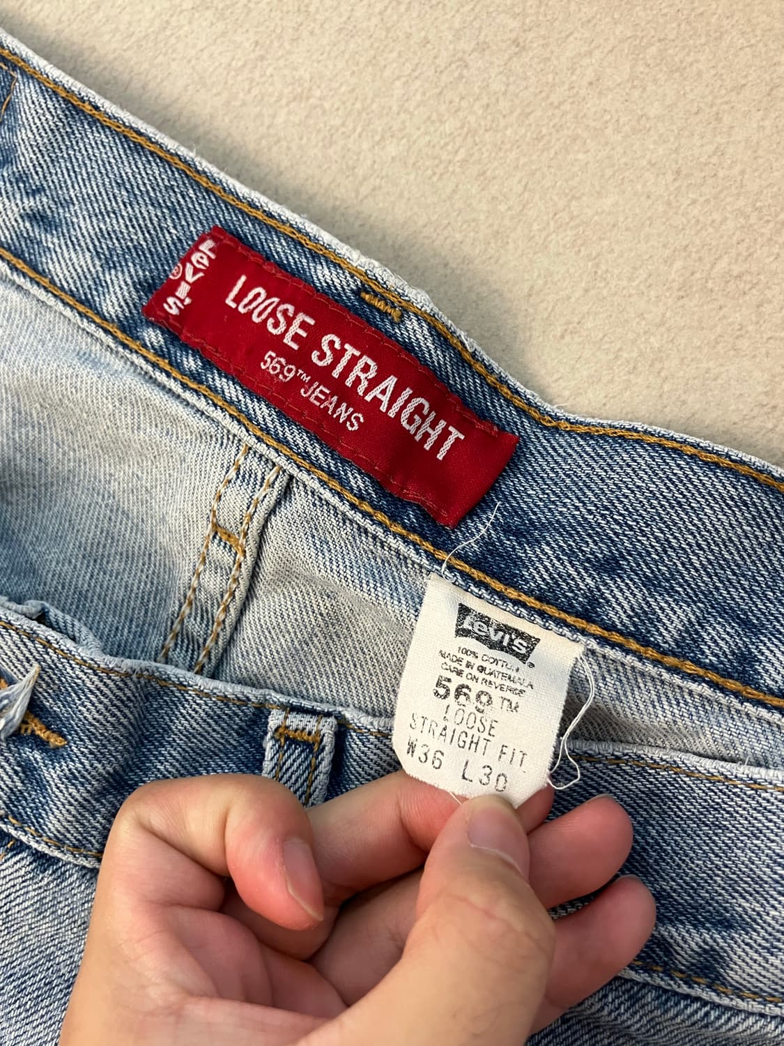 Vintage Levi’s 569 36x30 상품이미지8