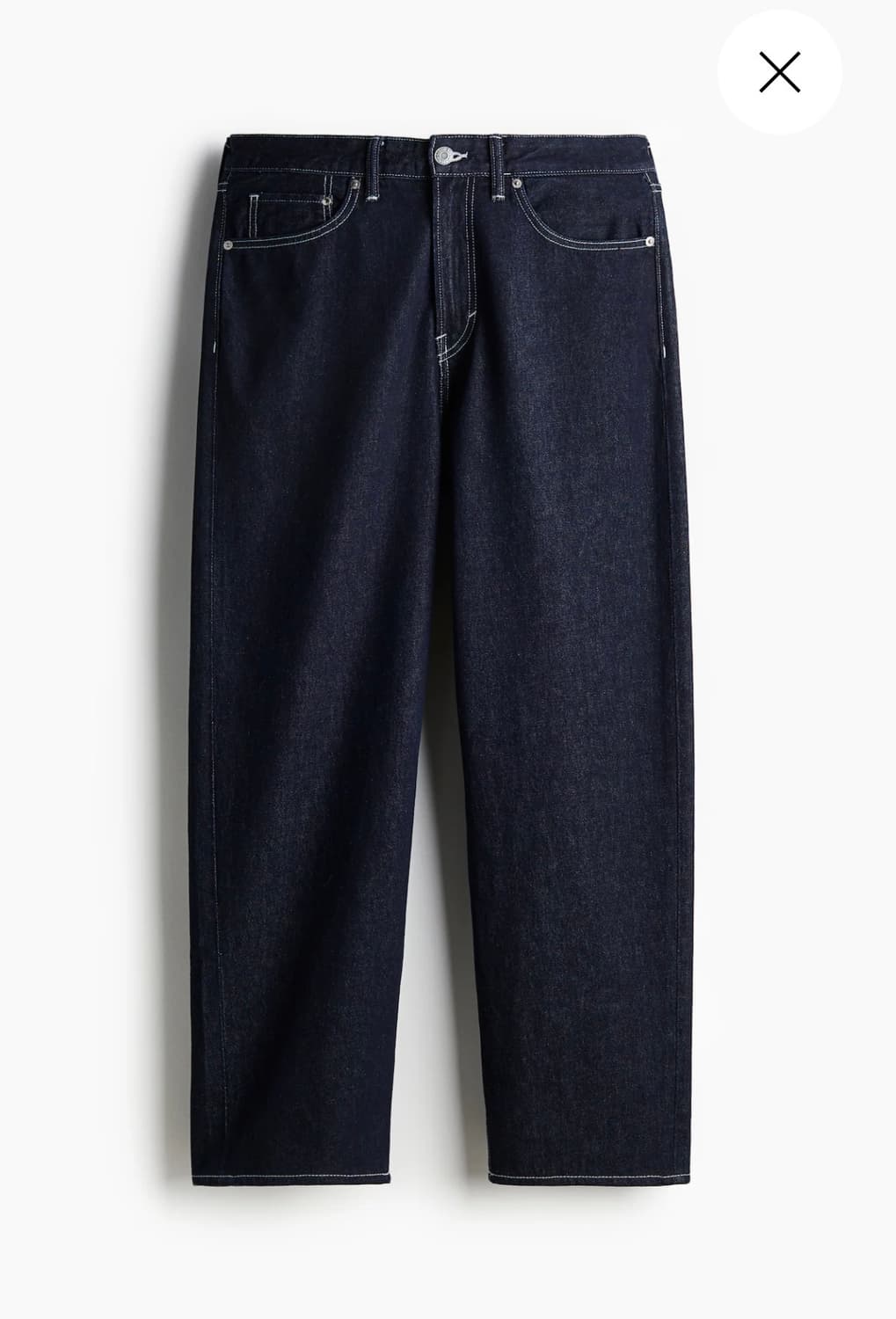 H&M 루즈핏 진(생지 데님) 상품이미지2