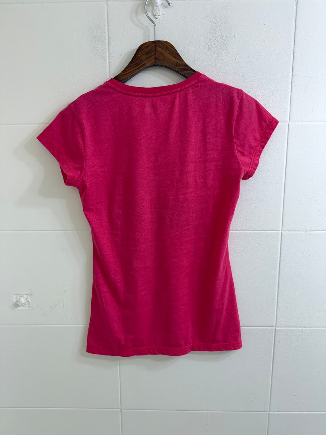 (상의 세트) 하드락 카페 펑크 브이넥 반팔 티셔츠 + 플라워 나시 상품이미지4