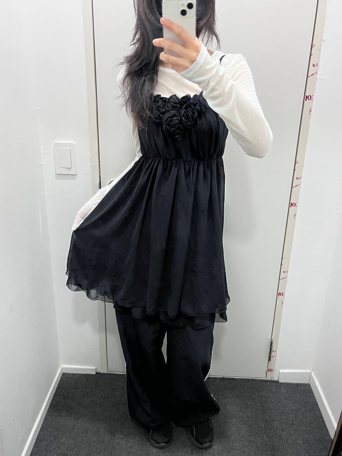 레스트로즈 플라워 민소매 원피스 상품이미지2