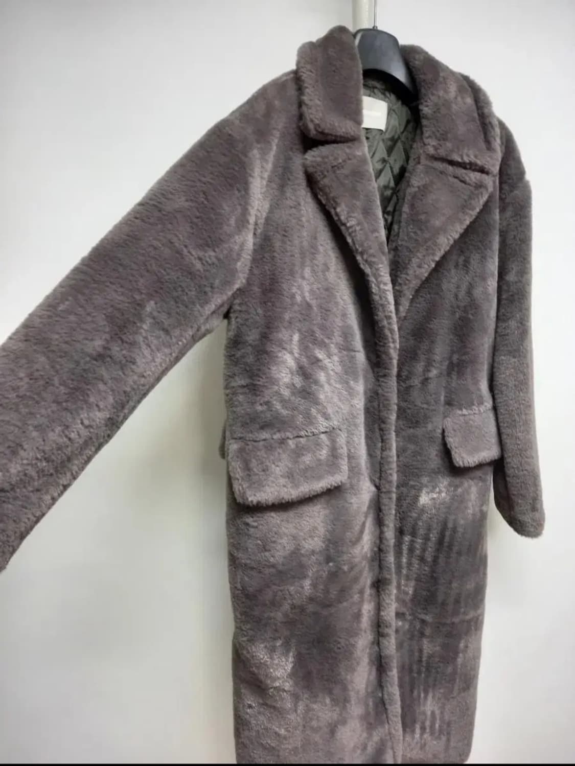 새 신드롬 페이크 밍크퍼 맥시 코트 F 상품이미지4