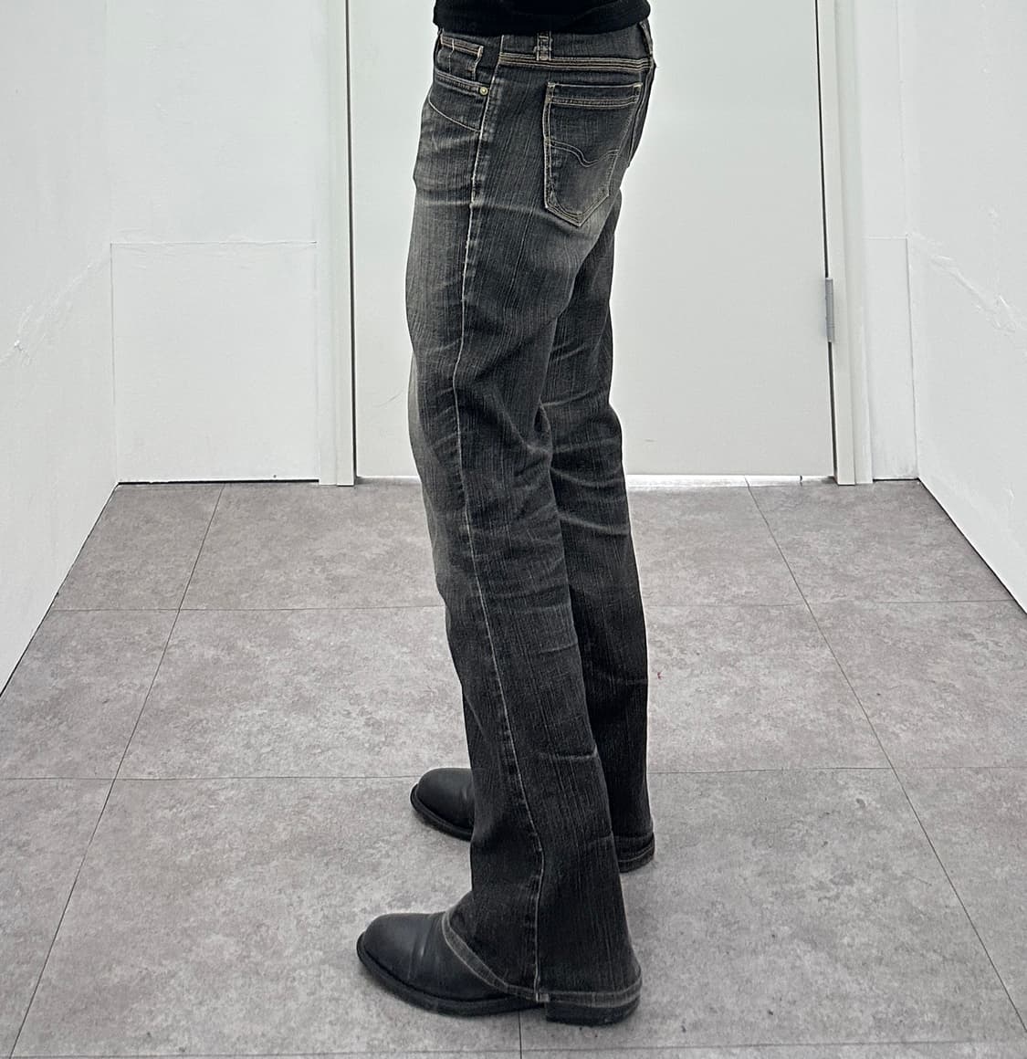 Flare Fade Lines Denim Washing Jeans  상품이미지2