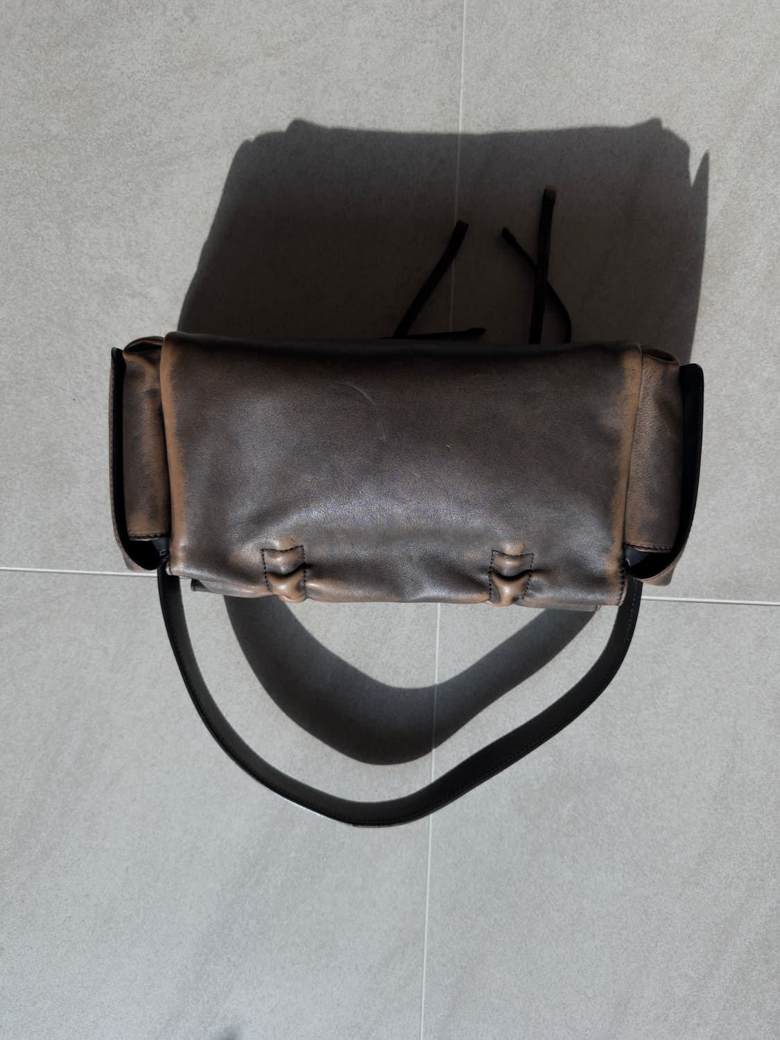 아크네 멀티포켓 유즈백 브라운 상품이미지3