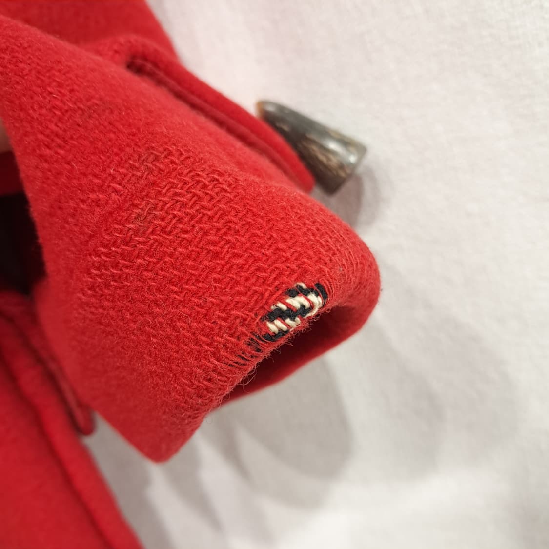CL001 90s 버버리 스페셜리티 울 더플코트 - 시그니처 레드 상품이미지8