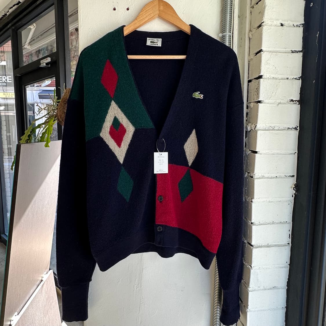 15499 - 라코스테 아가일 가디건 상품이미지2