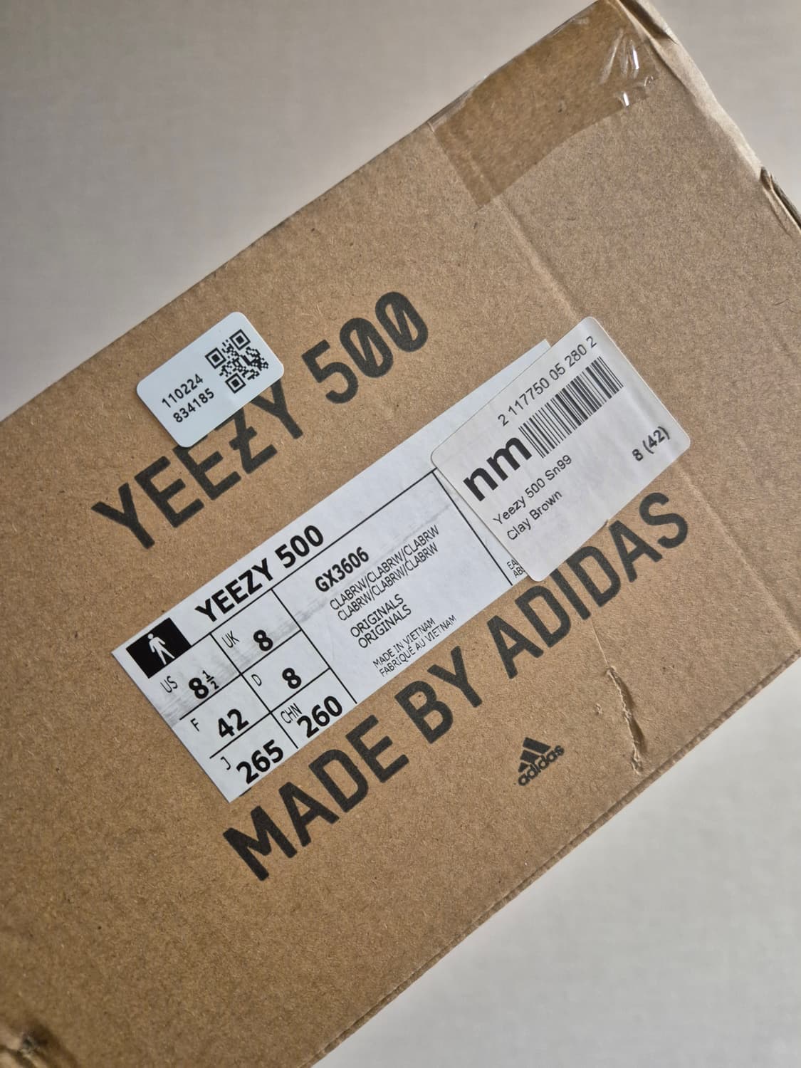 [새상품/265] 아디다스 이지 500 클레이 브라운 상품이미지7