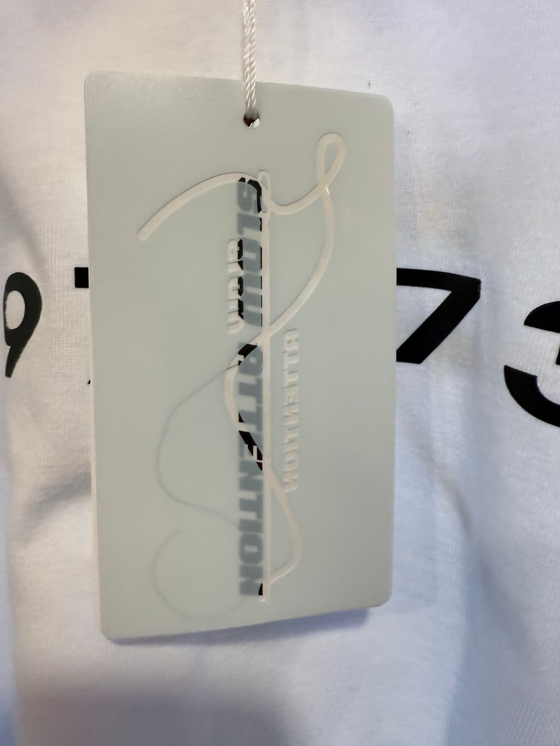 슬로우어텐션 화이트 반팔티 상품이미지2