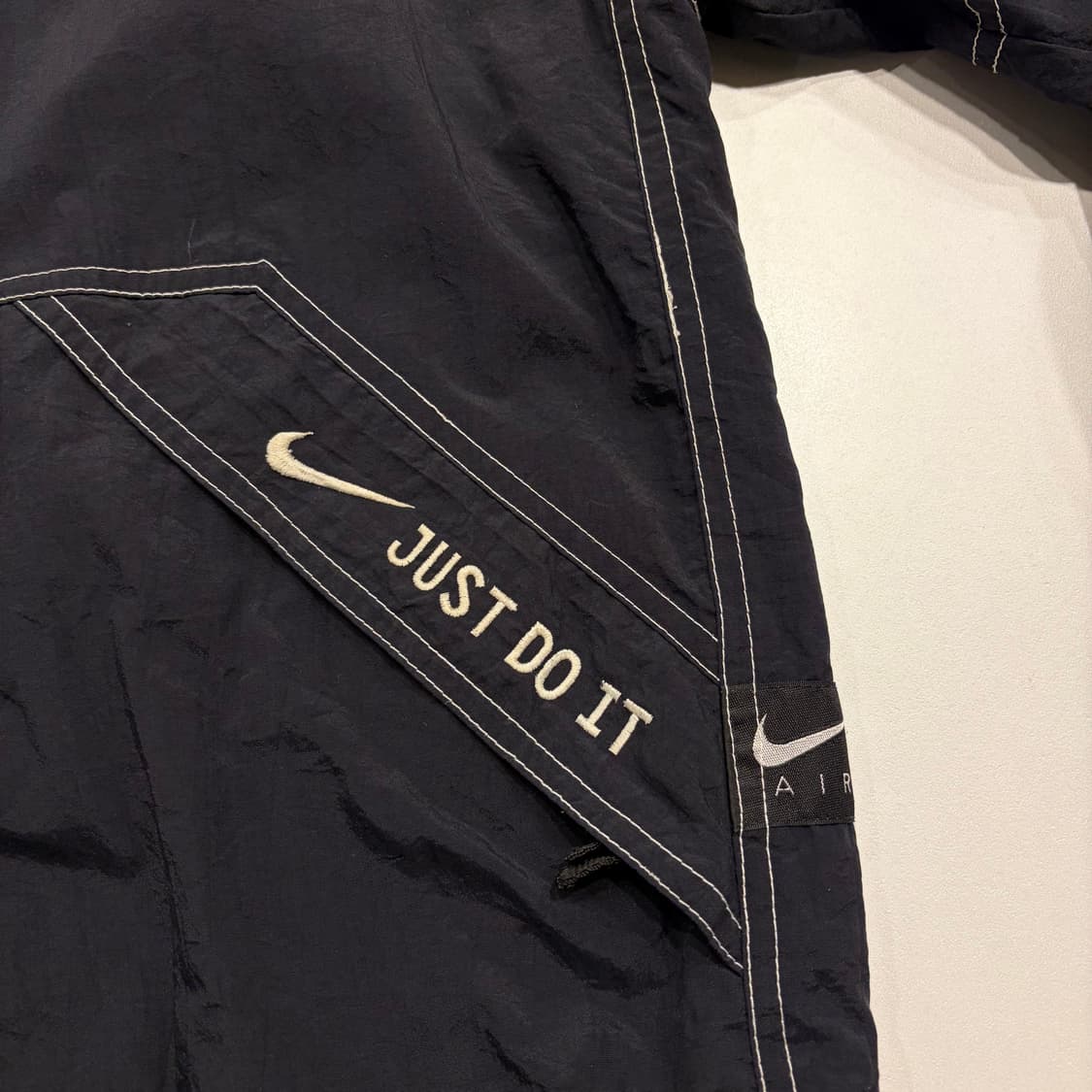 [M] 00s 나이키 바람막이 블랙 Just Do It 자켓 B569 상품이미지5