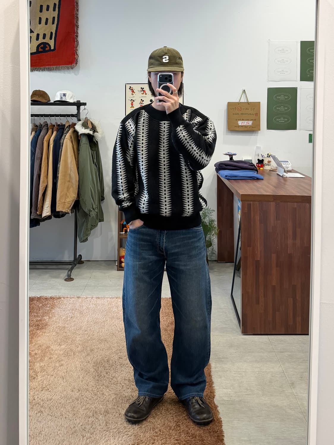 Mr.Junko 빈티지 울 니트 (made in Japan) 상품이미지2