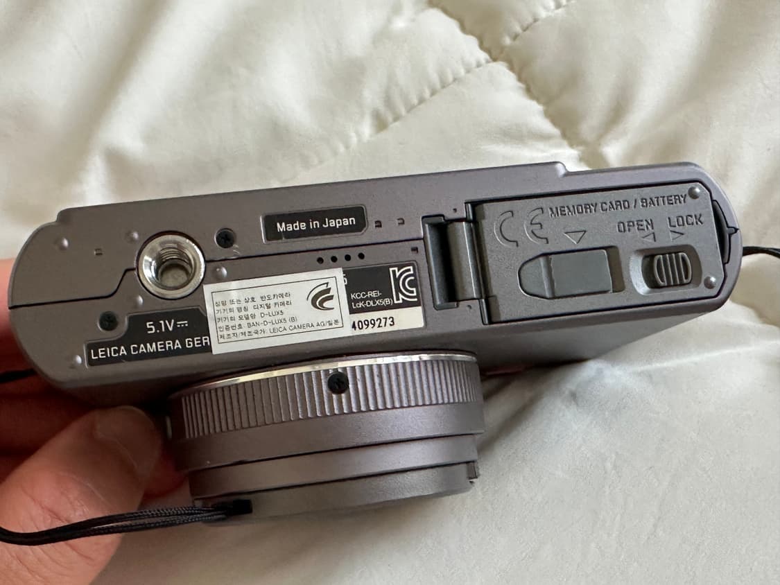 라이카 Leica d-lux5 티타늄에디션 한정판(국내정발모델) 상품이미지3