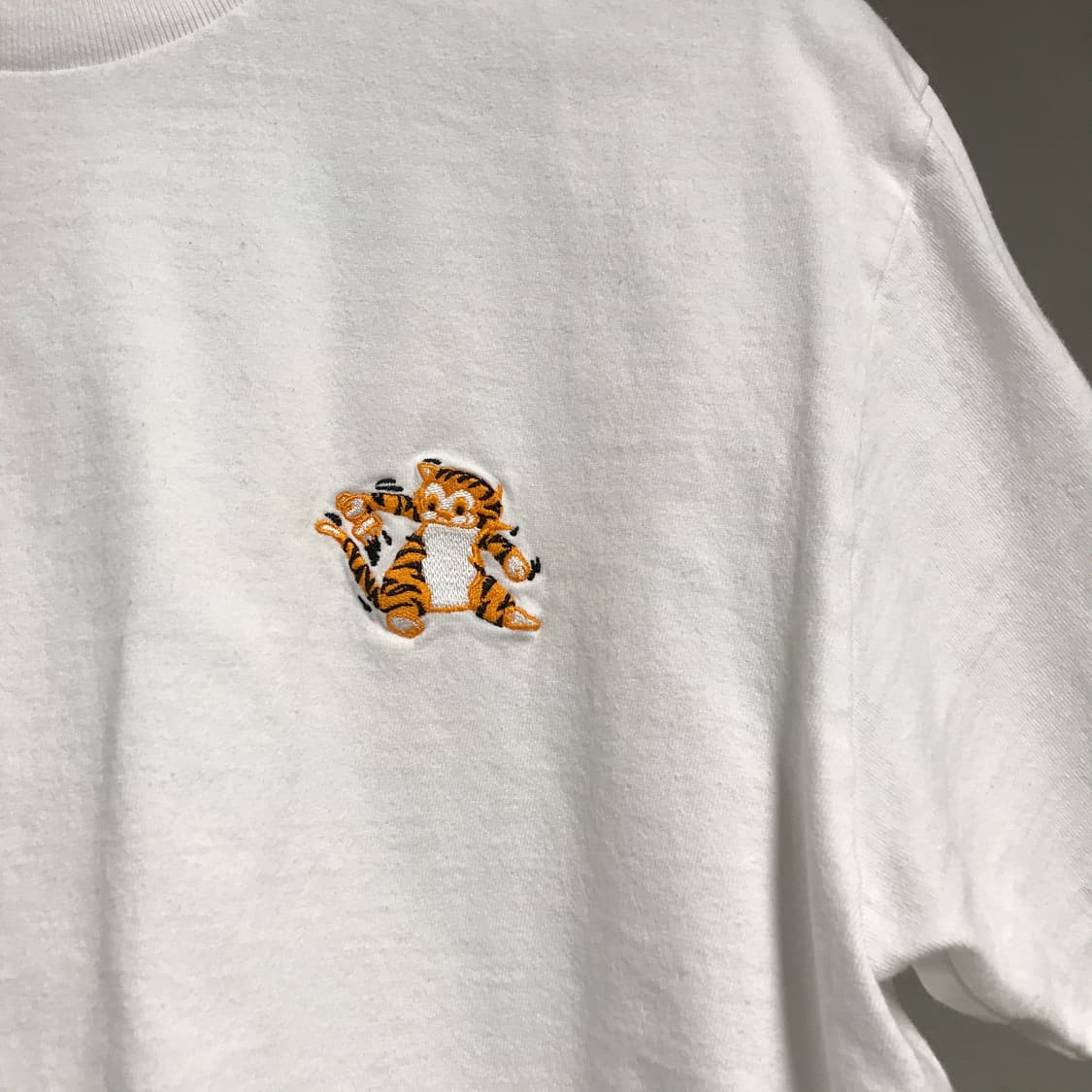 베이프 타이거 자수 반팔 티셔츠 L 상품이미지4