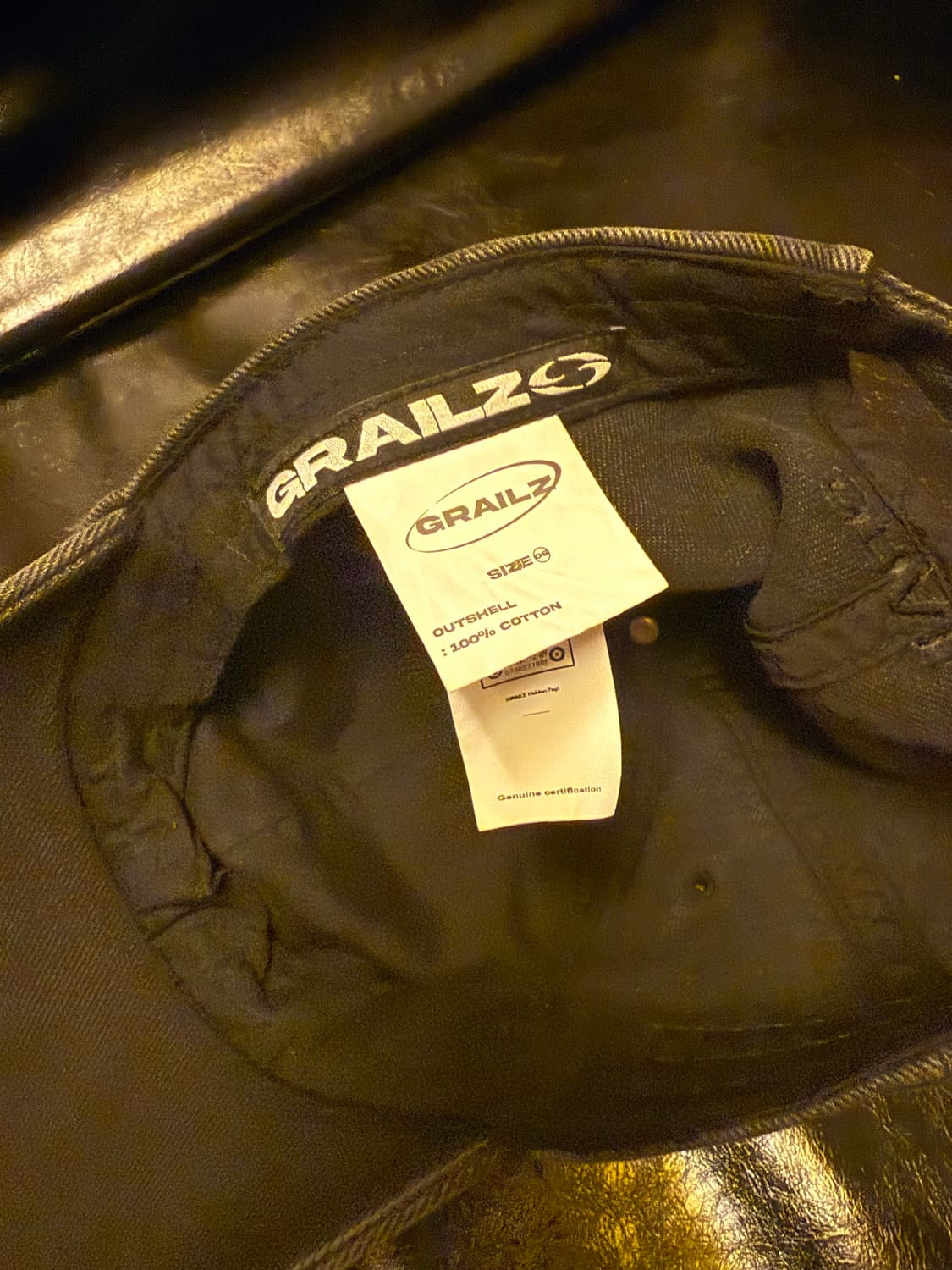 그레일즈 볼캡 [GRAILZ GLARE WASHED CAP 블랙] 상품이미지5