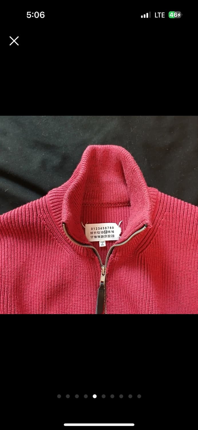 마르지엘라 니트 집업 상품이미지2