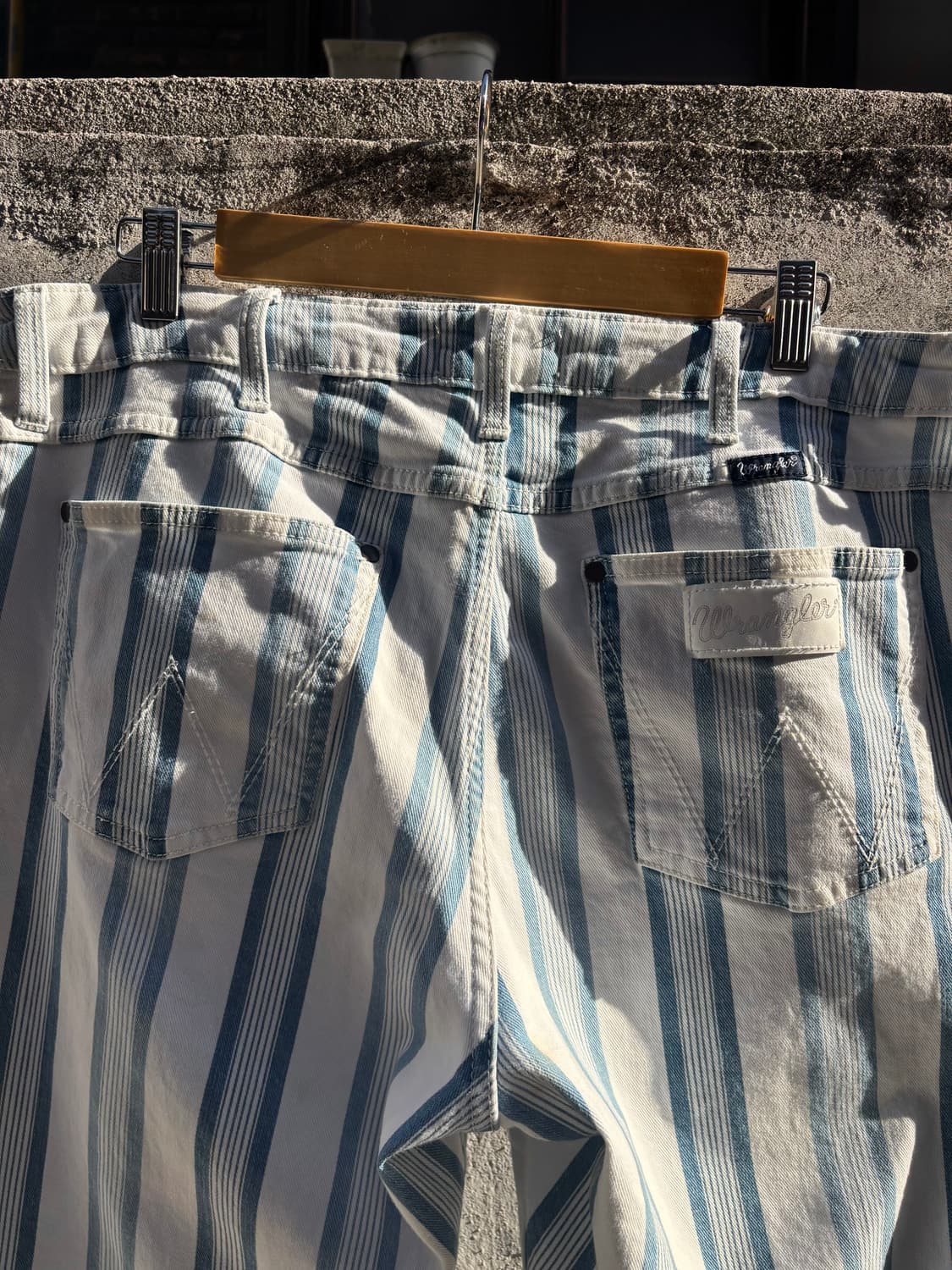 Wrangler Retro 히피 스트라이프 플레어 진  상품이미지9