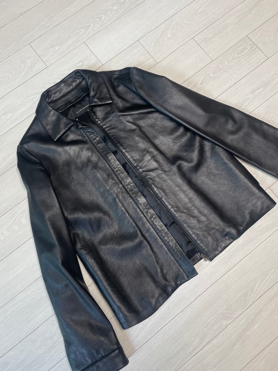 클럽모나코 램스킨 싱글 레더 자켓 상품이미지2