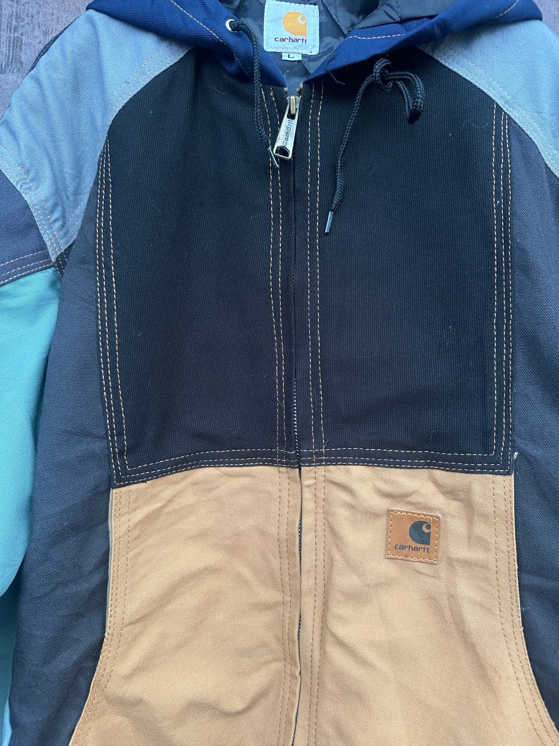 칼아트 컬러블록 칼하트 액티브 자켓 상품이미지5