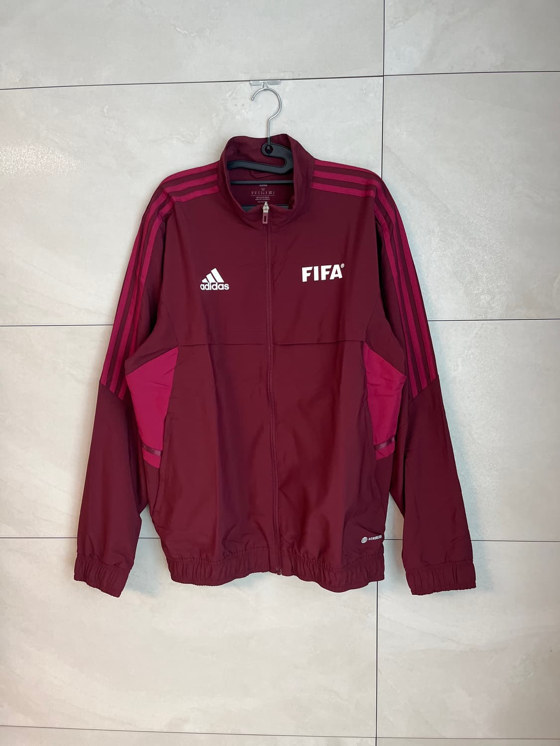 [해외/M] 아디다스 정품 피파 바람막이 버건디  상품이미지3