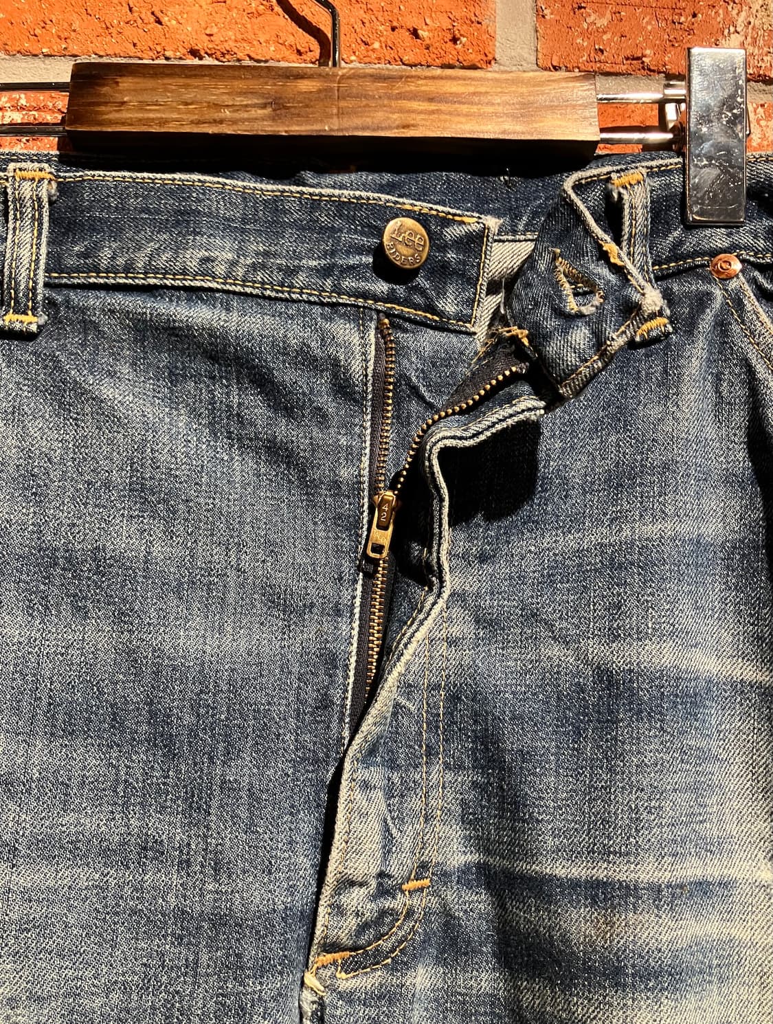 70s USA 빈티지 LEE 리 라이더스 데님 팬츠 상품이미지5