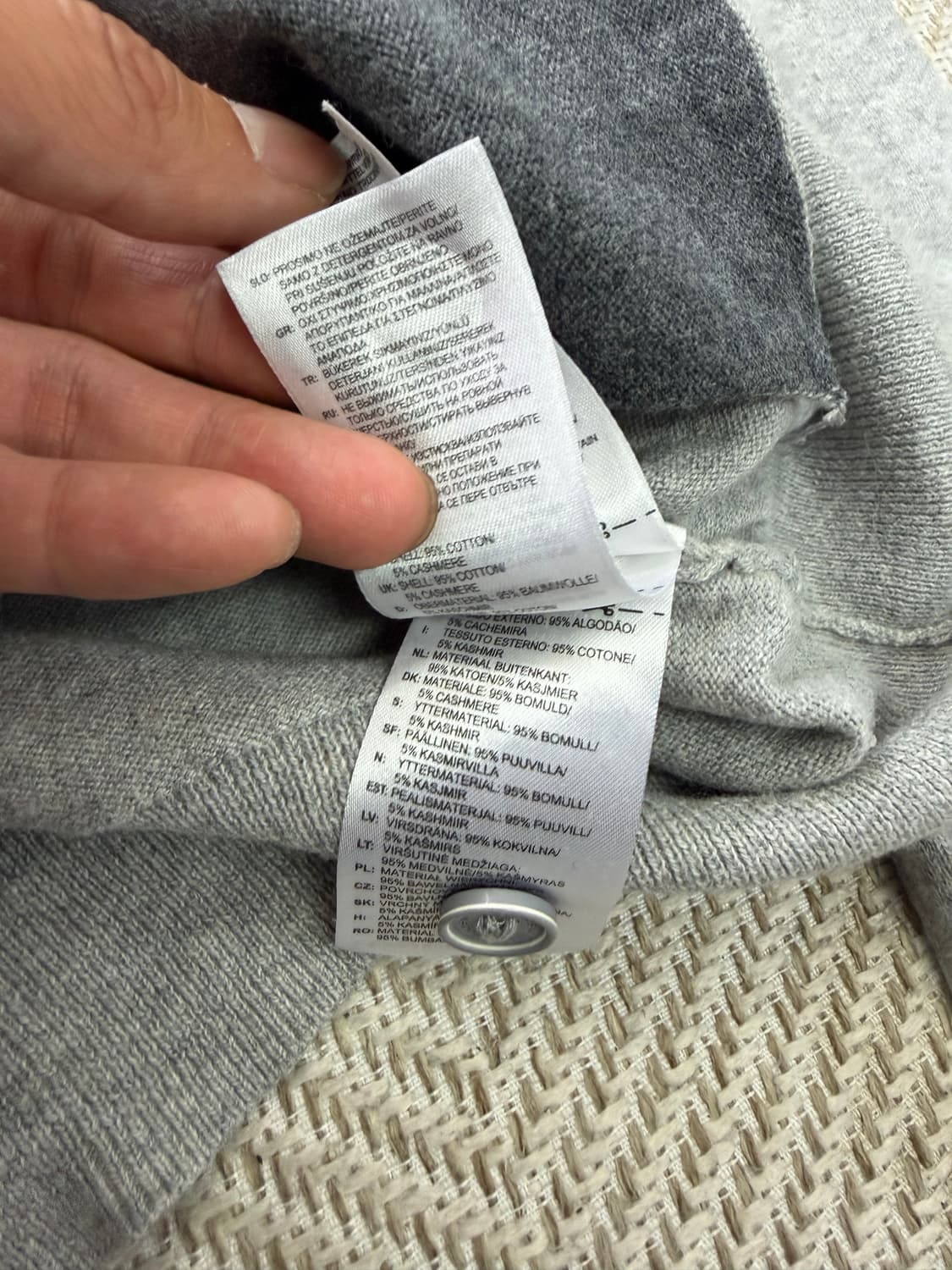 정품) 아디다스 여성 회색 가디건 S 상품이미지7