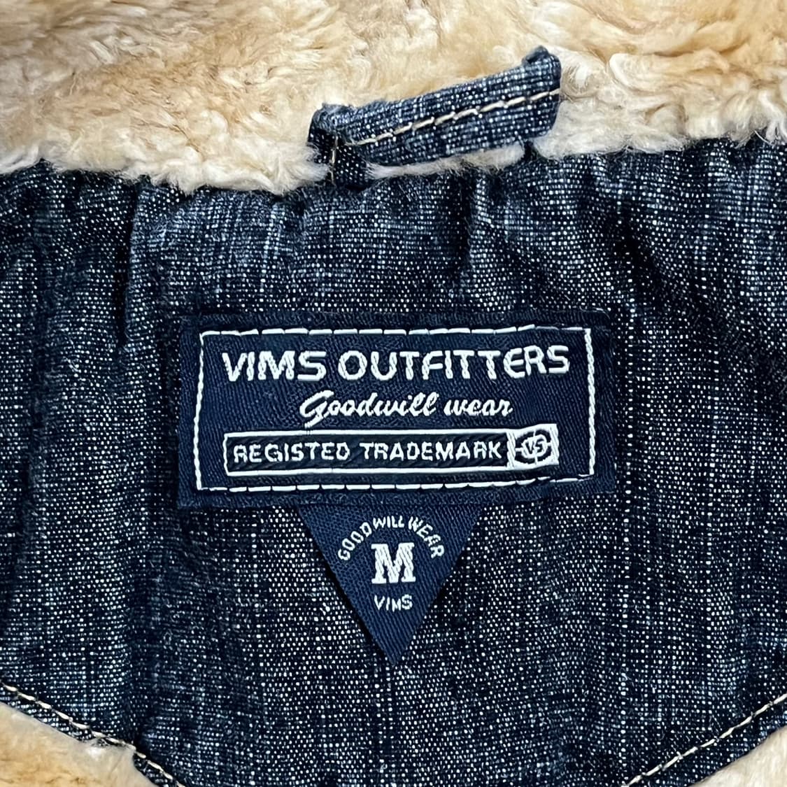 [정품/M] VIMS 아웃피터스 데님 무스탕 자켓 b18 상품이미지5