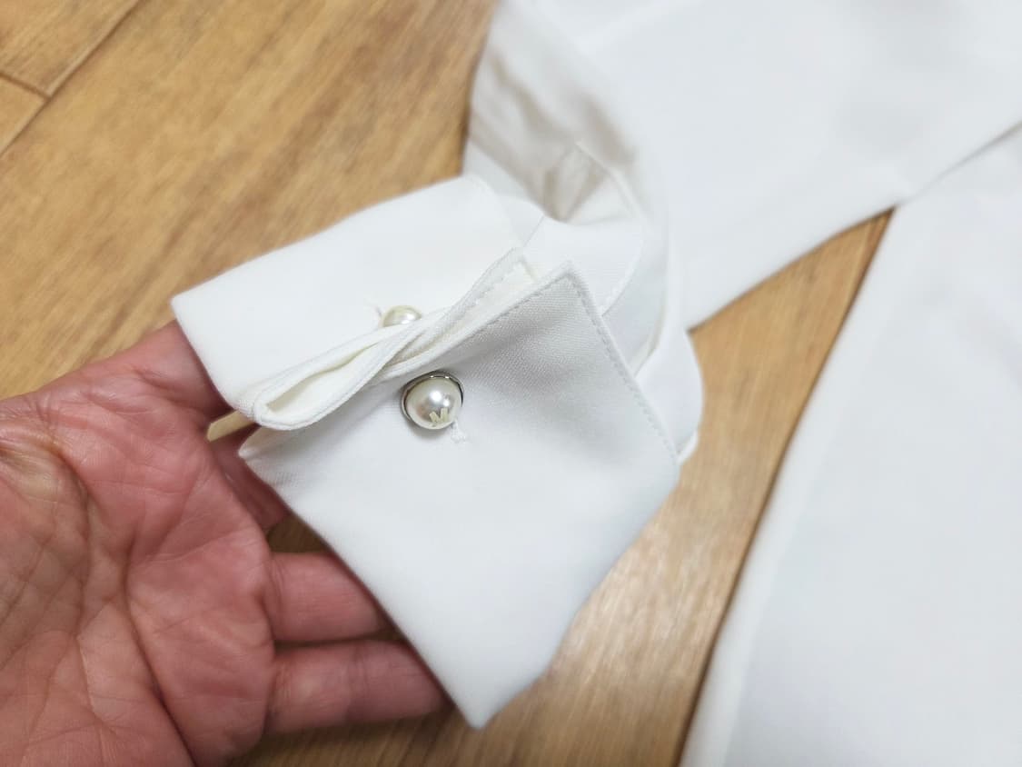 미샤(MICHAA) 아코디언 레이스블라우스 55 상품이미지6