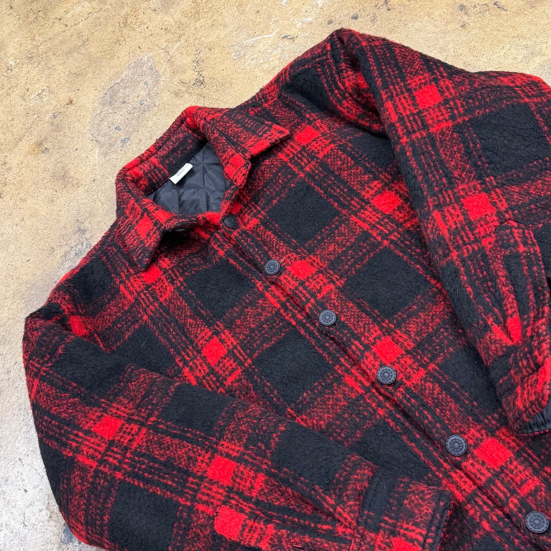 [정품/1] 아크메드라비 체크 누빔 셔츠 b14 상품이미지1