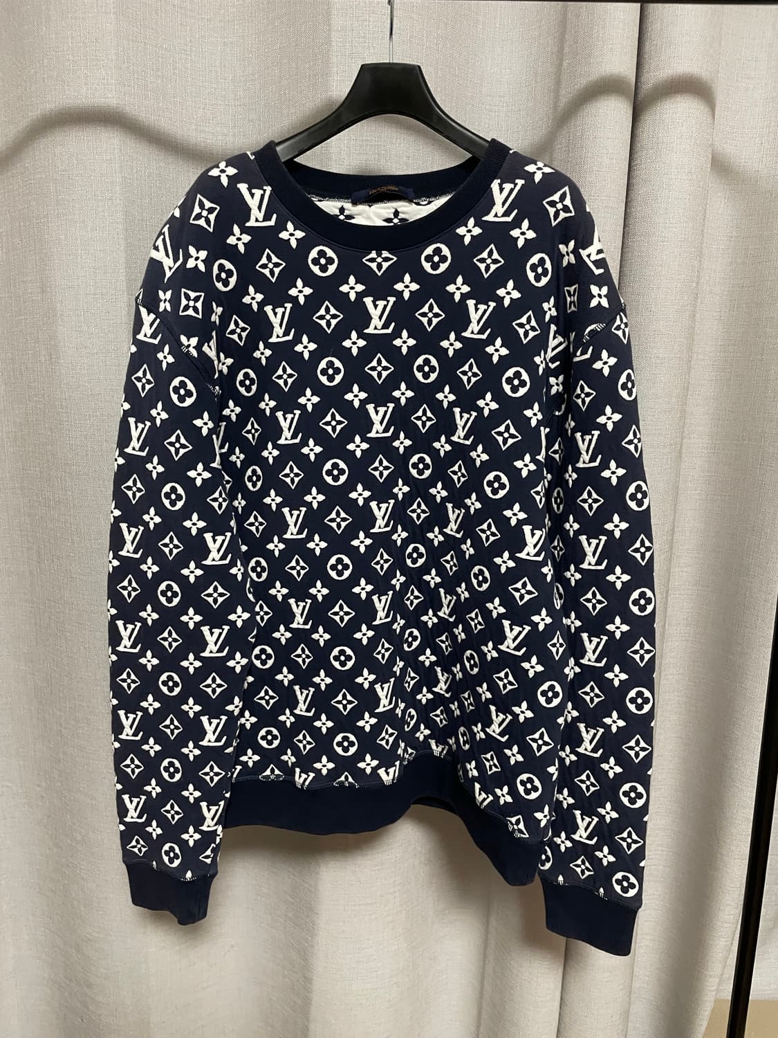 [정품] 루이비통 풀 모노그램 자카드 맨투맨 L 상품이미지2