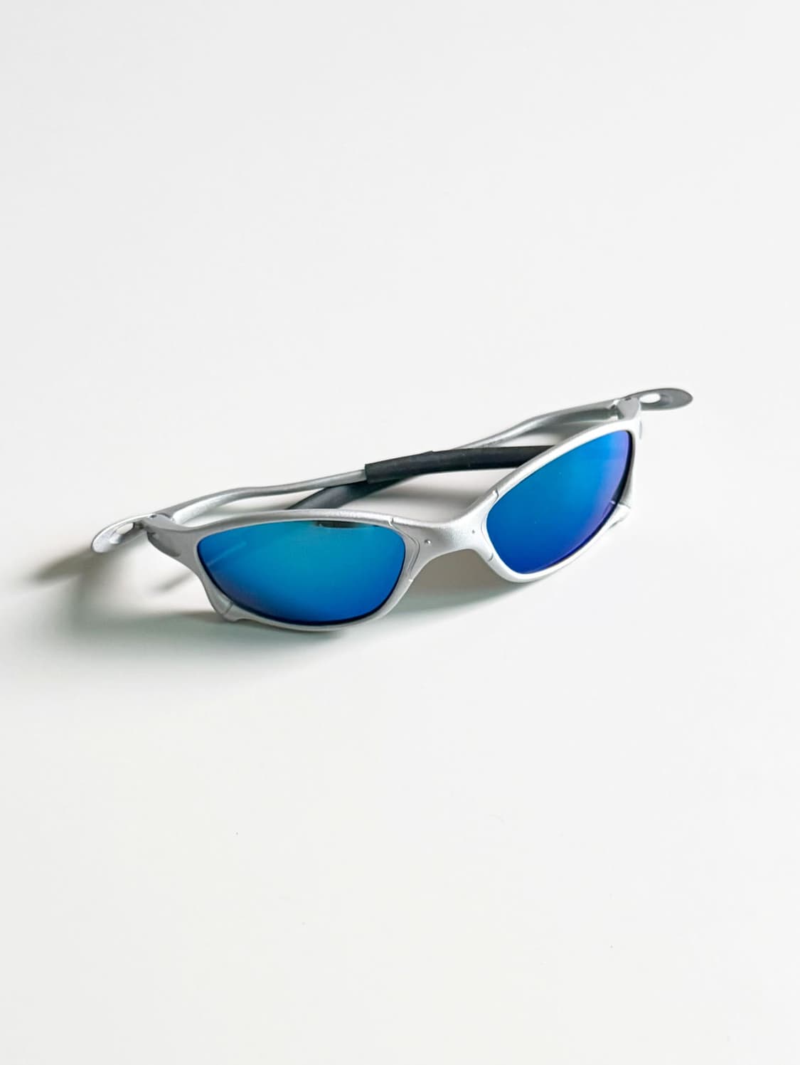 실버 랩어라운드 스포티 미러 렌즈 빈티지 선글라스 상품이미지1