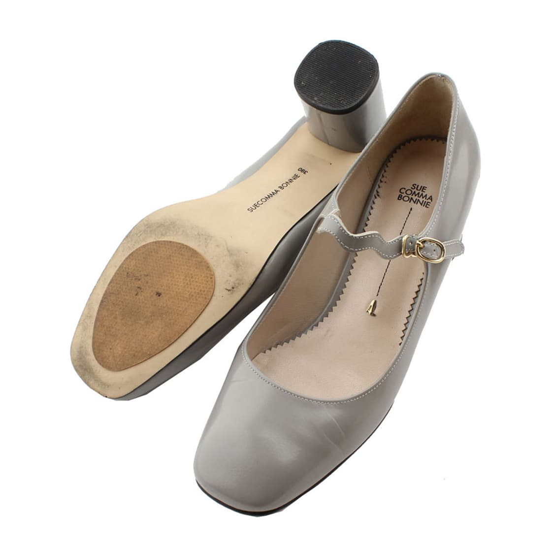 슈콤마보니 라이트그레이 메리제인 펌프스 39 상품이미지4