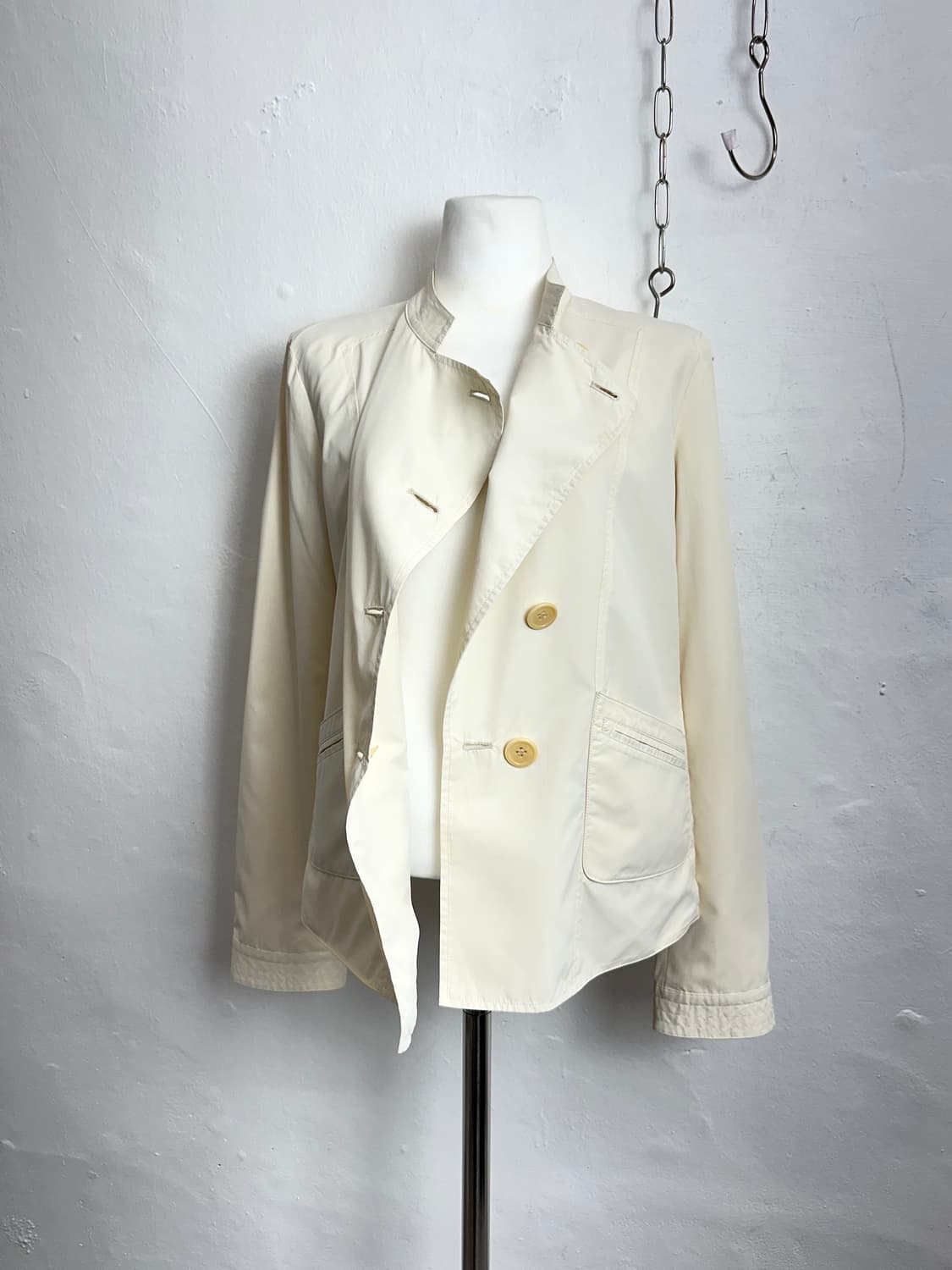 Armani Collezioni Cream Asymmetric High- 상품이미지8