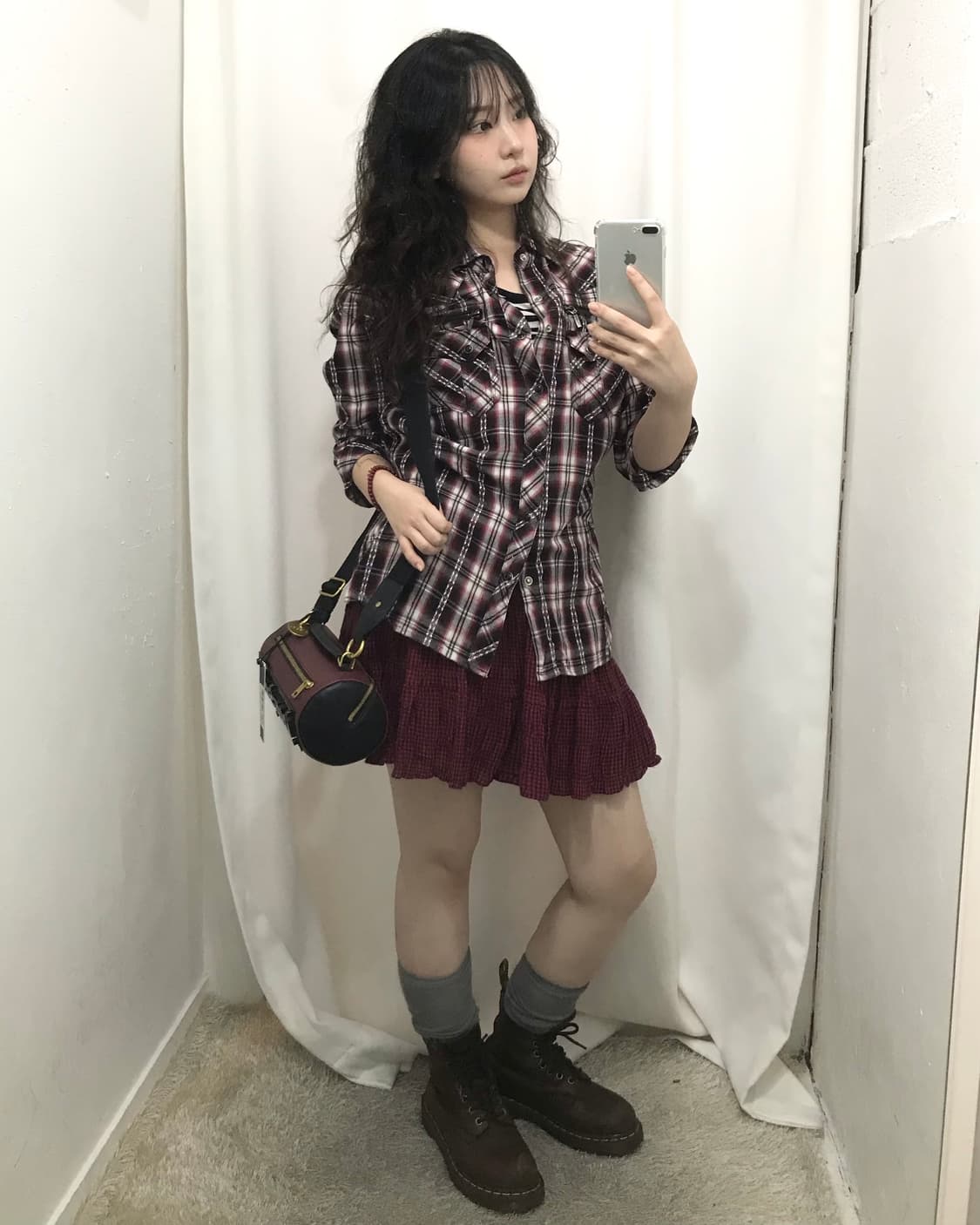 레드체크 코디 세트 ❤️‍🩹 상품이미지4