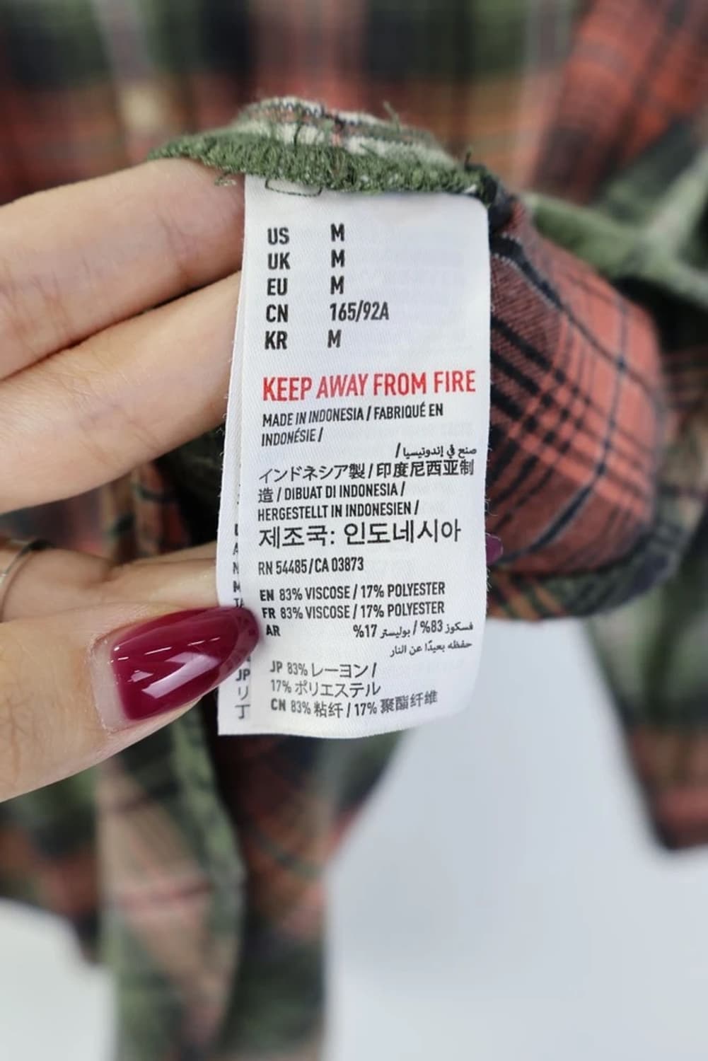 아메리칸에이글 체크 셔츠 상품이미지6