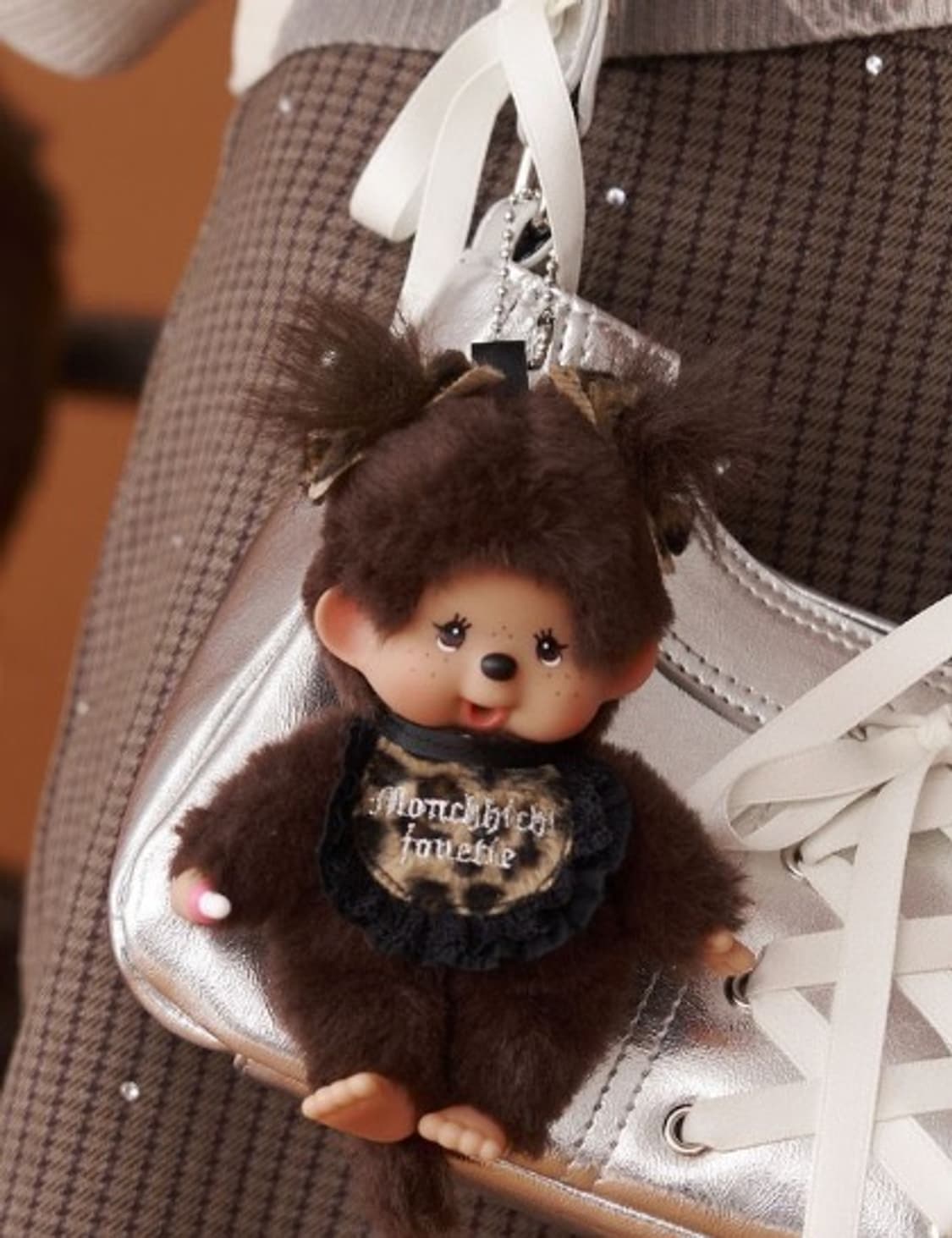 [새상품] 몬치치 주에띠 콜라보 한정판 레오파드 키링 상품이미지5