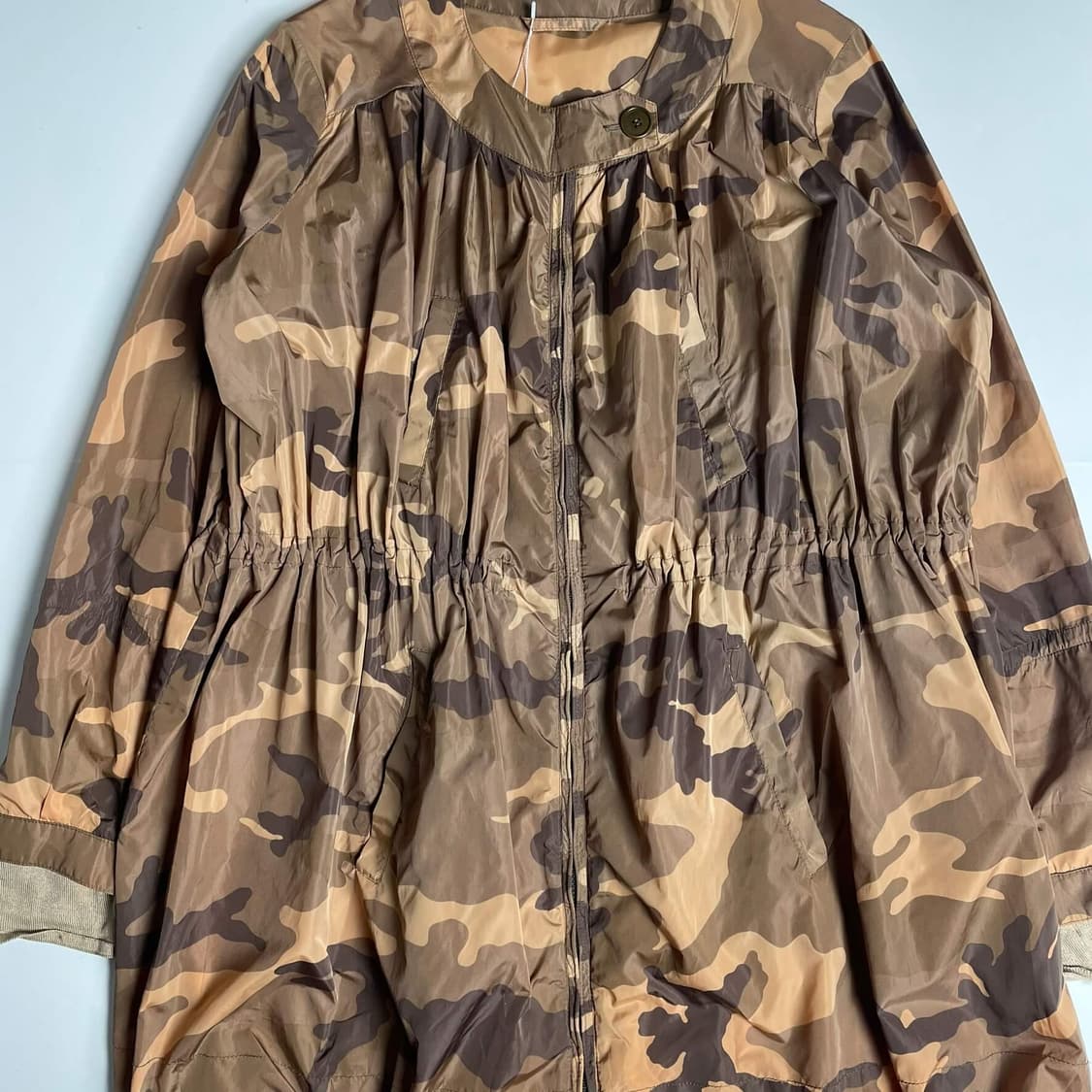 Ruzzo 셔링 밀리터리 나일론 코트 (italy)   상품이미지3