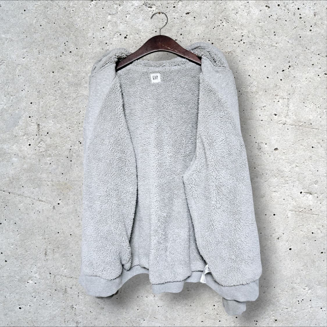 갭 그레이 후드집업 (105/XL) 상품이미지6