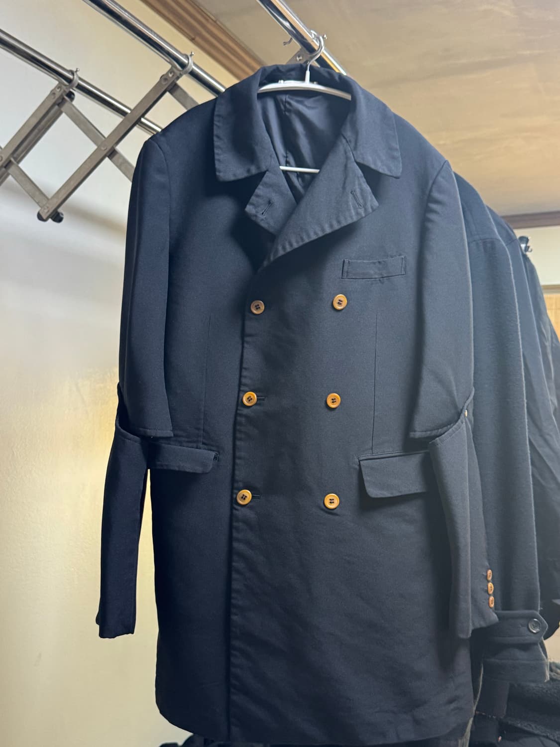 [M] 16aw 꼼데가르송 옴므플러스 더블브레스티드 코트 상품이미지1